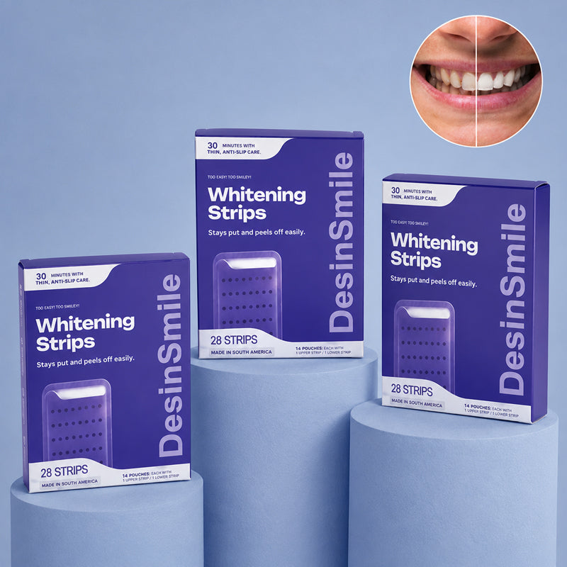 DesinSmile - Tiras blanqueadoras para dientes