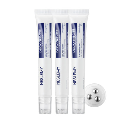 Deoxyribose Scalp Serum | For Fuller-Looking Hair & Scalp Strengthening Roll-On Serum | Deoxyribose, Rosemary, EGF, Caffeine for Fine, Thin Hair | Korean Hair Care, K-Beauty