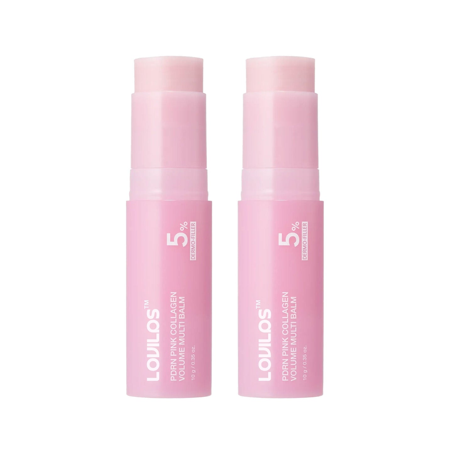 LOVILDS PDRN & Pink Collagen Solid Serum Multi-Stick | All-In-One Anti-Aging Volume Treatment for Face, Eyes & Neck