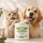 Dog & Cat Dental Wipes – Fresh Breath Oral Care Wipes for Daily Teeth Cleaning
