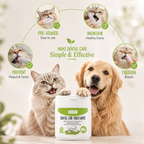 Dog & Cat Dental Wipes – Fresh Breath Oral Care Wipes for Daily Teeth Cleaning