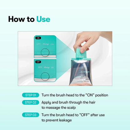 NESLEMY™ Scalp Care Hair Serum Brush – Root-Boosting Scalp Treatment for Fuller-Looking, Thicker Hair & Daily Hairline Care